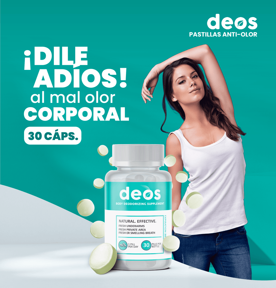 DEOS - Desodorante Corporal Interno (30 Cápsulas)