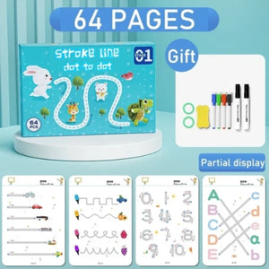 Libro de Trazos Mágicos Montessori